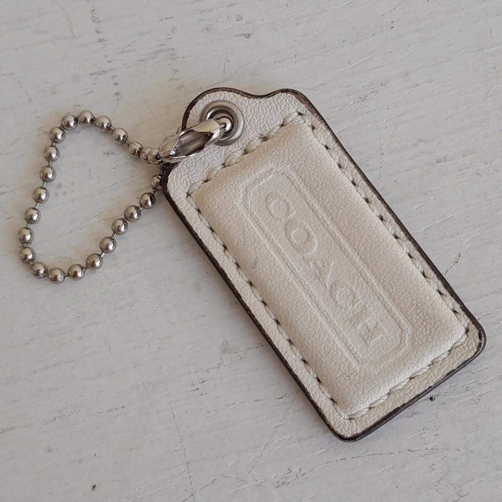 Off White Coach Hang Tag Charm
